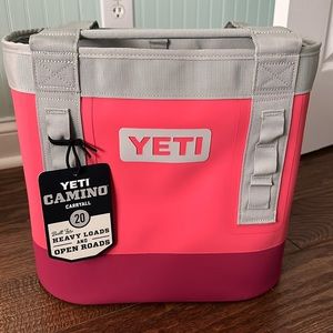 Brand new yeti Camino 20 carryall in pink. Tags on bag.